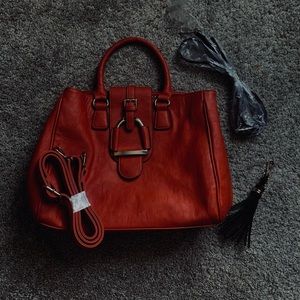 Charming Charlie orange purse